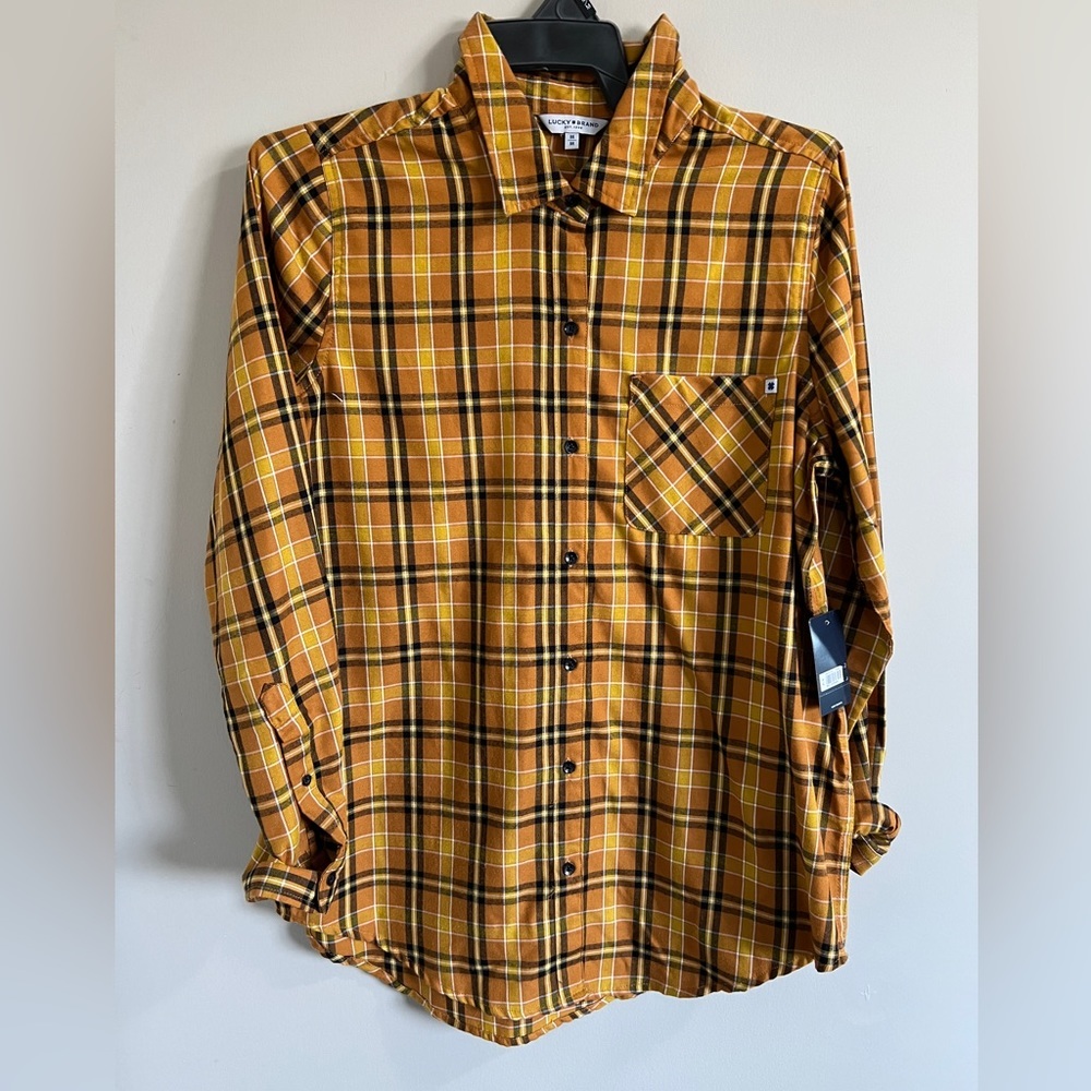 Lucky Brand Plaid Button up shirt​